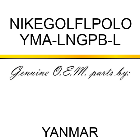 NIKEGOLFLPOLO YMA-LNGPB-L