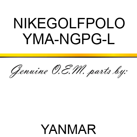 NIKEGOLFPOLO YMA-NGPG-L