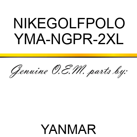 NIKEGOLFPOLO YMA-NGPR-2XL