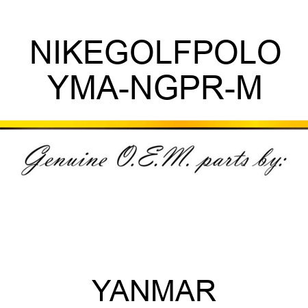 NIKEGOLFPOLO YMA-NGPR-M