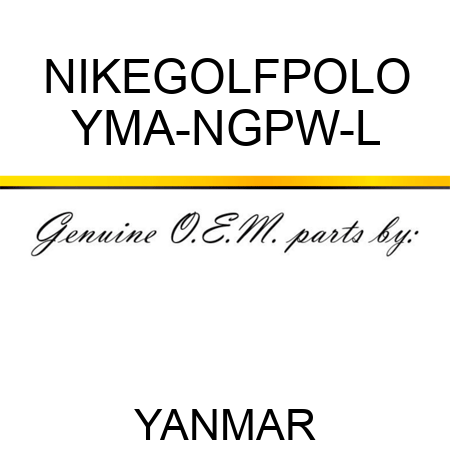 NIKEGOLFPOLO YMA-NGPW-L