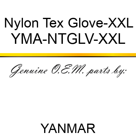 Nylon Tex Glove-XXL YMA-NTGLV-XXL