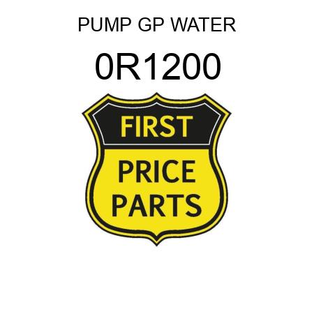 PUMP GP WATER 0R1200