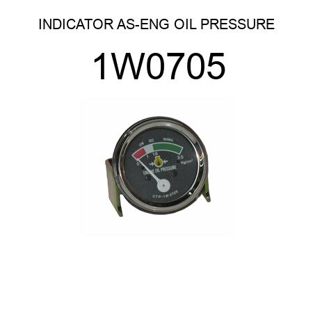 INDICATOR AS-ENG OIL PRESSURE 1W0705