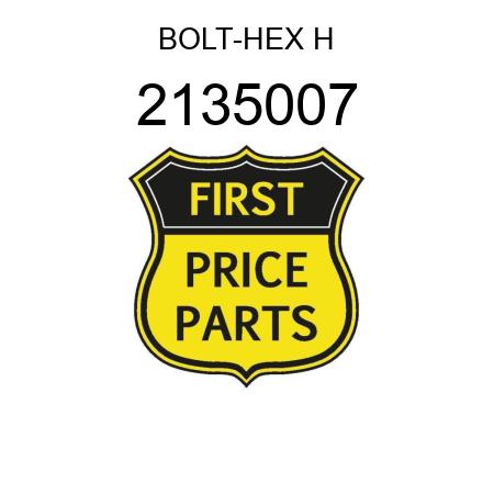 BOLT-HEX H 2135007