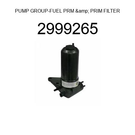 PUMP GROUP-FUEL PRM & PRIM FILTER 2999265