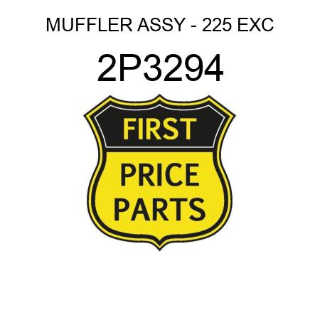 MUFFLER ASSY - 225 EXC 2P3294
