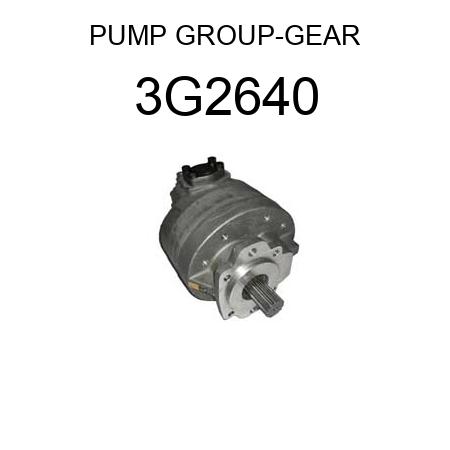 PUMP GROUP-GEAR 3G2640