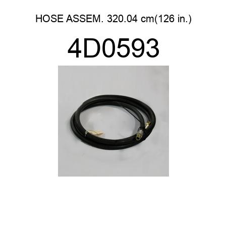 HOSE ASSEM. 320.04 cm(126 in.) 4D0593