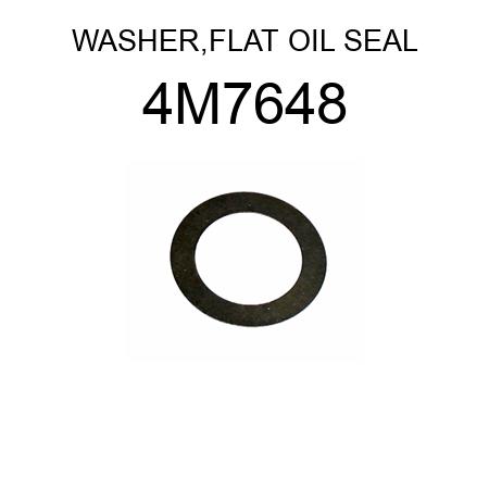 WASHER,FLAT OIL SEAL 4M7648