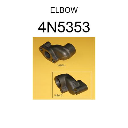 ELBOW,FLANGE, SCAVENGER LINE:OIL PUMP 4N5353