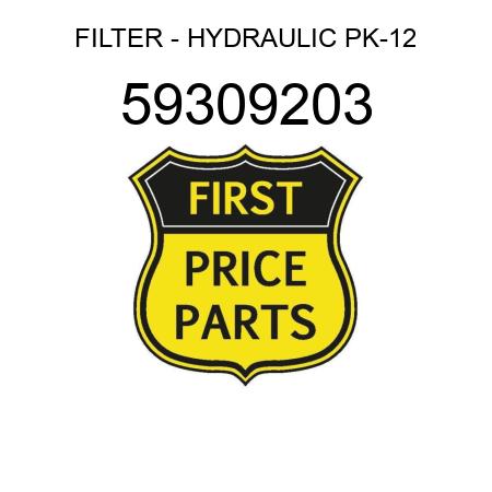 FILTER - HYDRAULIC PK-12 59309203