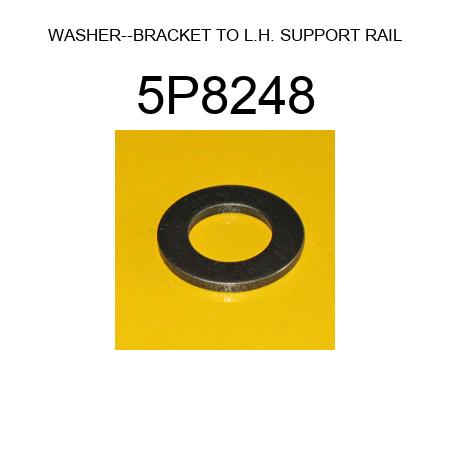 WASHERBRACKET TO L.H. SUPPORT RAIL 5P8248