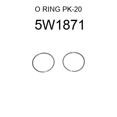 5W1871 O RING PK-20 4J0528 2W7002 8T7295 fits Caterpillar CAT