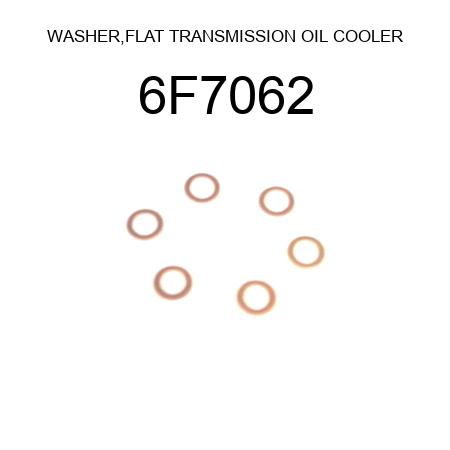 WASHER,FLAT TRANSMISSION OIL COOLER 6F7062