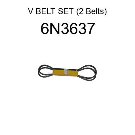 V BELT SET (2 Belts) 6N3637