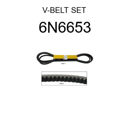 V-BELT SET 6N6653