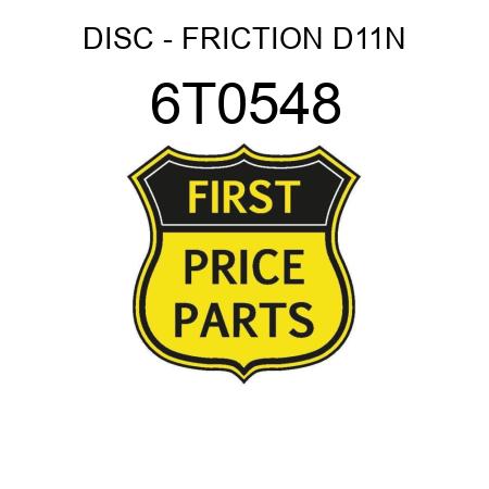 DISC - FRICTION D11N 6T0548