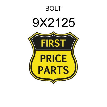 BOLT 9X2125