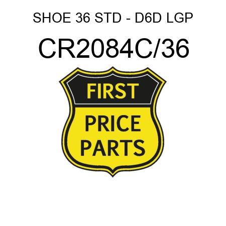 SHOE 36 STD - D6D LGP CR2084C/36