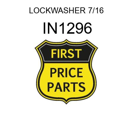 LOCKWASHER 7/16 IN1296